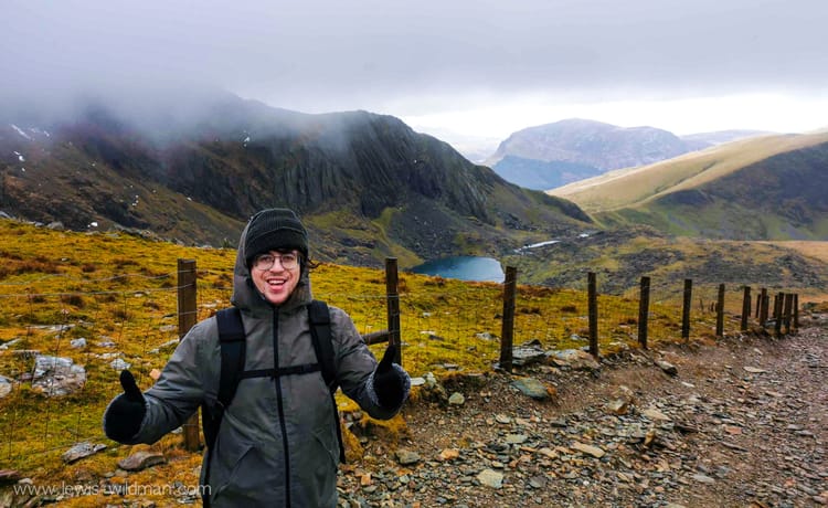 Climbing the tallest mountain in Wales, Yr Wyddfa